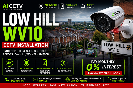 CCTV Installation in CCTV Installation Low Hill WV10 / Available on Pay Monthly
